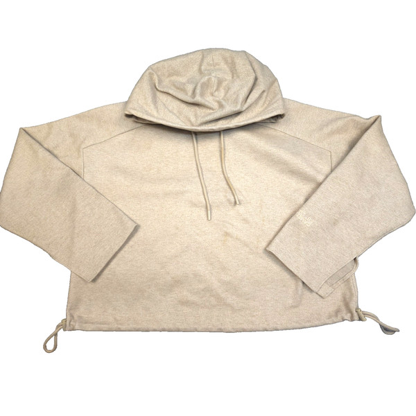 Camilla & Marc Jumper Womens 6 Beige long sleeve limia cropped hoodie Size 6