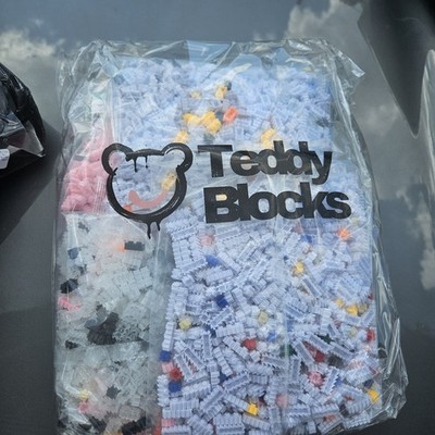 Teddy Blocks Bear 3600pcs Building Block Set Ghost Skulls Bear Nib A2047