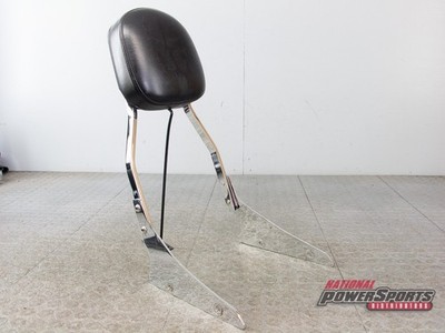 2002 - 2009 HONDA VTX1300C VTX1800C VTX1800F COBRA PASSENGER BACKREST CHROME