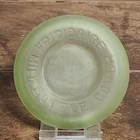 Vintage Frididaire Uranium Glass Milk Bottle Cover Lid GLOWS UV 2.75" READ
