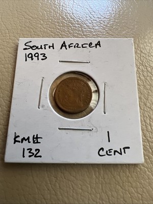 South Africa 1 Cent 1993 Coin - SUID AFRIKA - Beautiful South African One Cent