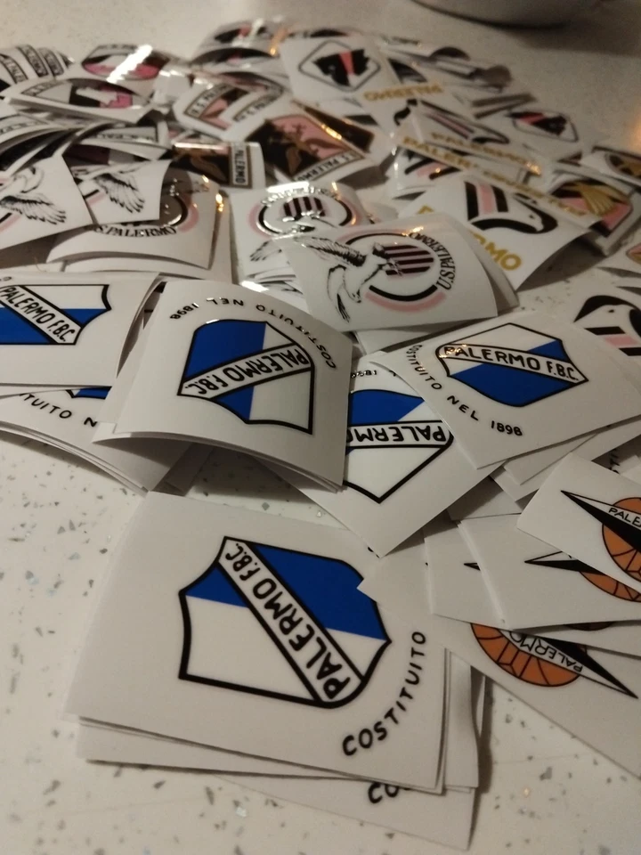 PALERMO FC - STOCK 8 ADESIVI Stickers   Vintage Football Curva Nord Calcio - Image 3 of 4
