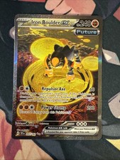 Pokémon TCG Iron Boulder EX Scarlet & Violet Temporal Forces 207/162 Card NM
