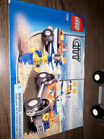 LEGO CITY: Coast Guard 4WD & Jet Scooter (7737), Fair condition, 100% Complete