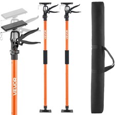 Cabinet Jack Support Pole,2-Pack,45.7-114.2 Inch Steel Telescopic Quick Support