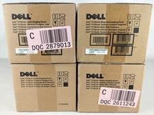 Lot of 4 Dell 5130cdn C5765dn Imaging Drum Set CMYK P623N T229N U163N X951N New