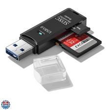 0 Micro SD Card Reader, 5Gbps 2-in-1 SD Card Reader to USB Adapter, Memory Ca...