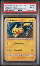 2017 POKEMON PIKACHU SUN & MOON BLACK STAR PROMO #SM81 HOLO PSA 8 ⚡️ on eBay