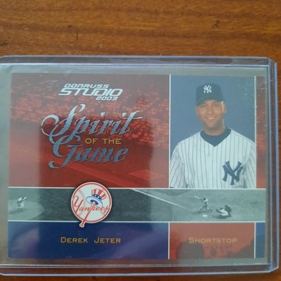 Donruss Studio 2003 Derek Jeter New York Yankees /1250