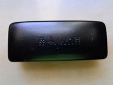 Ralph Lauren Hard Shell Designer Eye Glass Black Clam Shell CASE ONLY