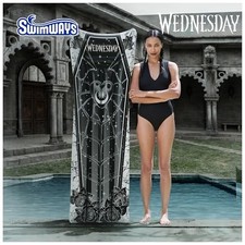 SWIMWAYS WEDNESDAY SWIM TUBE POOL FLOAT, INFLATABLE POOL FLOATS KIDS POOL -