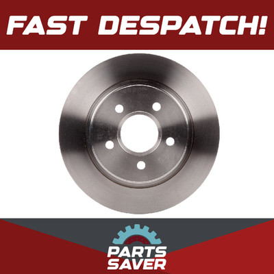 2x Brake Discs Pair Solid fits FORD FOCUS Rear 04 to 12 280mm Set Bosch 1223566