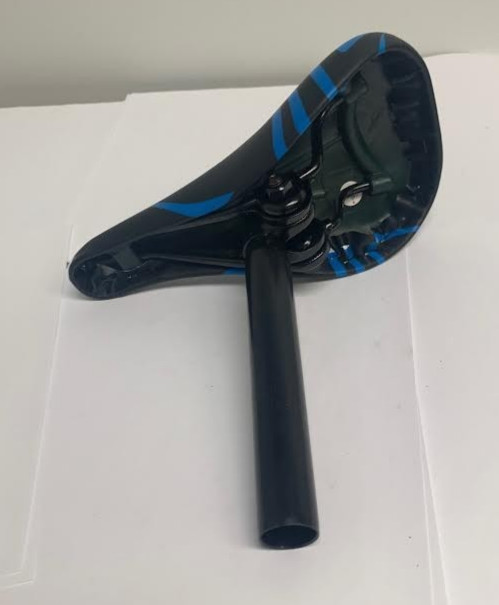 Spiderman Kids Bike Saddle with 25.4 Seatpost and Saddle Clamp