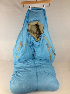 Open Box Therm-a-Rest Boost 650 20F/-6C Sleeping Bag, Morning Blue, Long