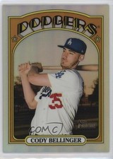 2021 Topps Heritage Chrome Refractor 206/572 Cody Bellinger #173 gb2