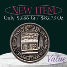 24.3gr .999 Silver $7 Seven Dollar Casino Gaming Token Las Vegas Nevada Stardust
