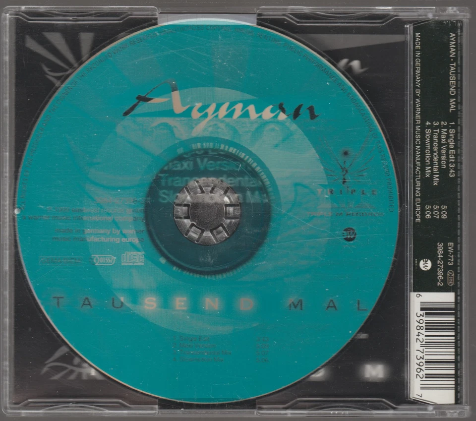 Ayman - Tausend mal [4 Track Maxi-CD, 1999] - Bild 3 von 3