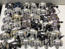 Lot of 40 Nintendo 64 Controllers N64 OEM Mostly Working Loose Sticks Bulk