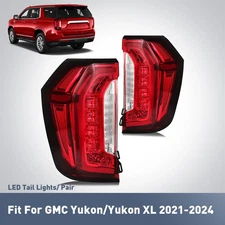 For 2021-2024 GMC Yukon/Yukon XL LED Tail Light Brake Lamp Outer Pair Left+Right