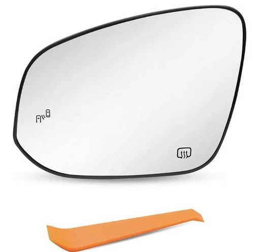 Left Driver Side Mirror Glass Heat Blind Spot Toyota Highlander 2020-2024 New