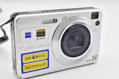 SONY Cyber-shot DSC-W110 シルバー デジタルカメラ Sony Cyber-shot DSC-W110 7.2MP Digital Camera - Silver for sale