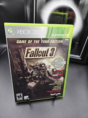 Fallout 3 GOTY Gamestop Edition/ Xbox 360 / CIB W Map N Poster / Clean / Read 