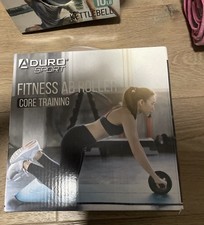 ADURO  SPORT  Fitness Ab Roller Wheel for Ultimate Core Workout~Brand New In Box