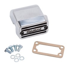 Edelbrock Crankcase Breather Cap 4201 Elite-series Polished Side Mount Bolt-on