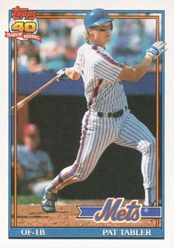 1991 Topps #433 Pat Tabler