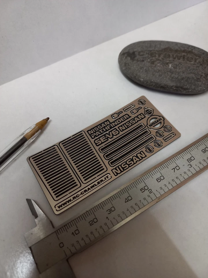 Trx4 nissan pathfinder scaler Rc4wd 1/10 scale emblems tamiya boomracing redcat - Immagine 2 di 2