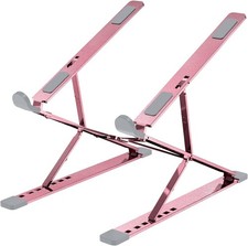 Portable Laptop Riser Adjustable Stand Aluminum for Desk Foldable Ergonomic