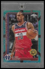 2025 TOPPS CHROME PROSPECT Teal BASKETBALL #218 ALEX SARR RC REFRACTOR /199