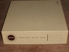 Vintage Eastman Kodak Carousel 80 Slide Tray-Black-Comes in Original Box 