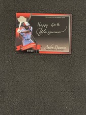 2011 Topps Diamond 60th Anniversary Autographs #60A-ADA Andre Dawson Auto /60