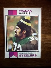 1974 Topps Franco Harris Vintage Rookie Card #200 Pittsburgh Steelers. rookie card picture