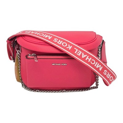 Michael Kors MK Slater Medium Sling Pack Crossbody Bag Purse Hibiscus PINK NEW