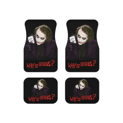 Movie Theme The Joker Why So Serious Car Floor Mat