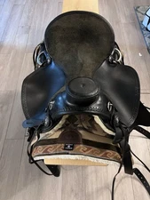 17" Allegany Mountain Trail Saddle And Weaver Saddle Blanket