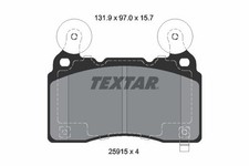 TEXTAR 2591501 Bremsbelagsatz, Scheibenbremse für CADILLAC CHEVROLET