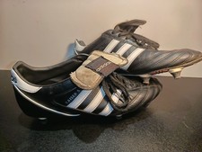 Adidas Kaiser 5 Football Boots Black Leather UK 8/9