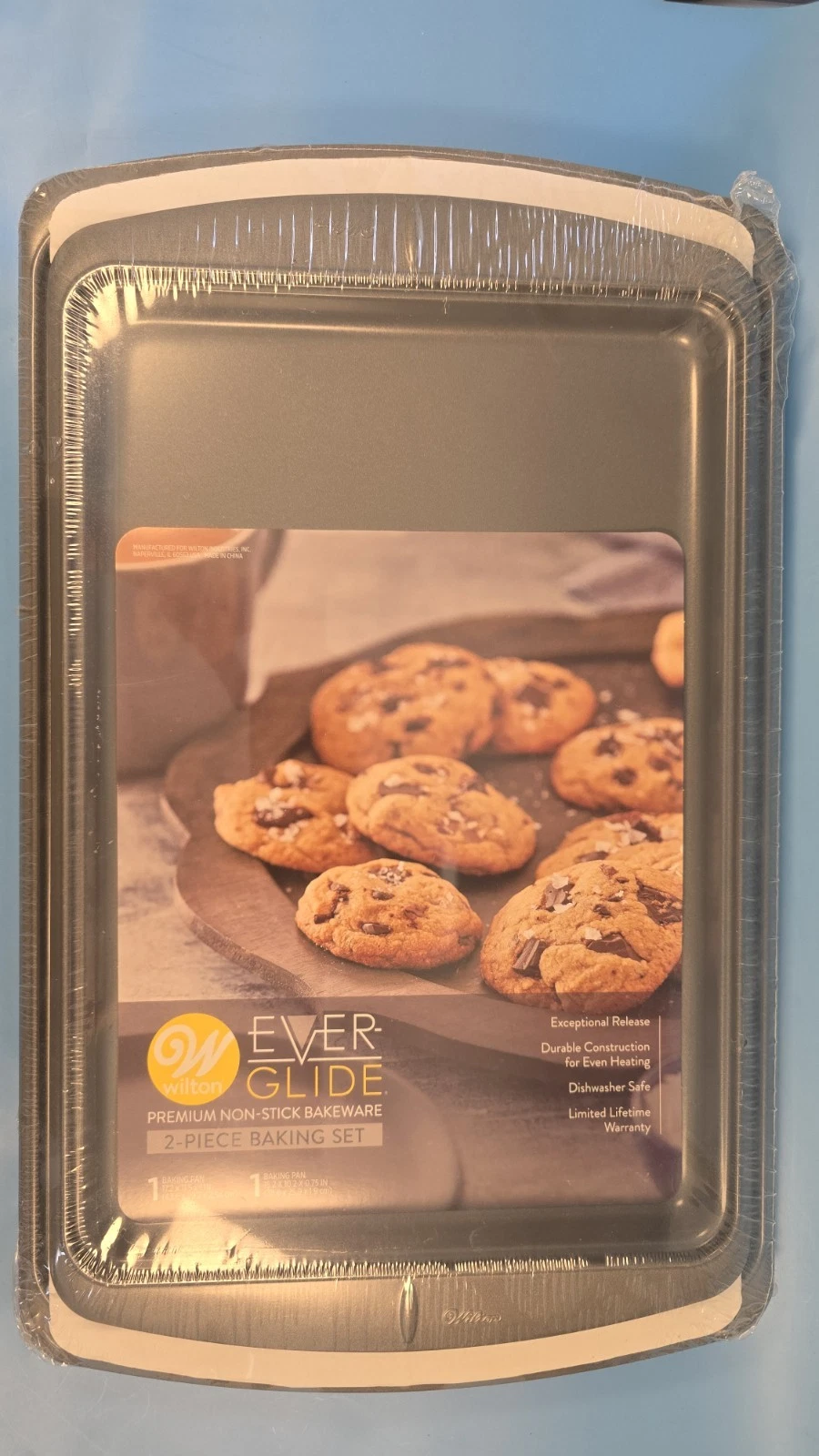 NEW Wilton Ever-Glide 2-pc. Non-Stick Baking Pan Set | Cookie Sheets Bakeware