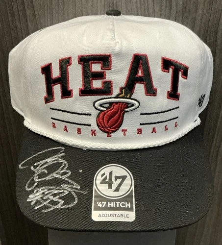 Alonzo Mourning Autographed Miami Heat ‘47 Hitch Hat Adjustable