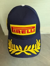Pirelli Embroidered Men's Casual Curved Brim Adjustable Baseball Hat Cap Navy