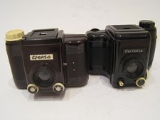 Efekta u. Perfekta, Bakelit, alte Kamera, Fotoapparat, 2 St., VERY RARE!
