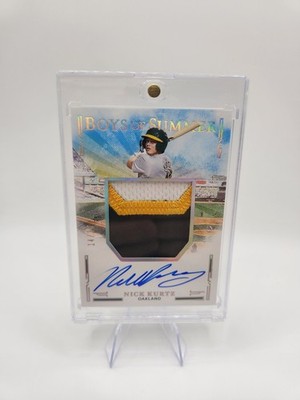 2025 Panini Boys of Summer - Jumbo Material Signatures Nick Kurtz RC 14/25