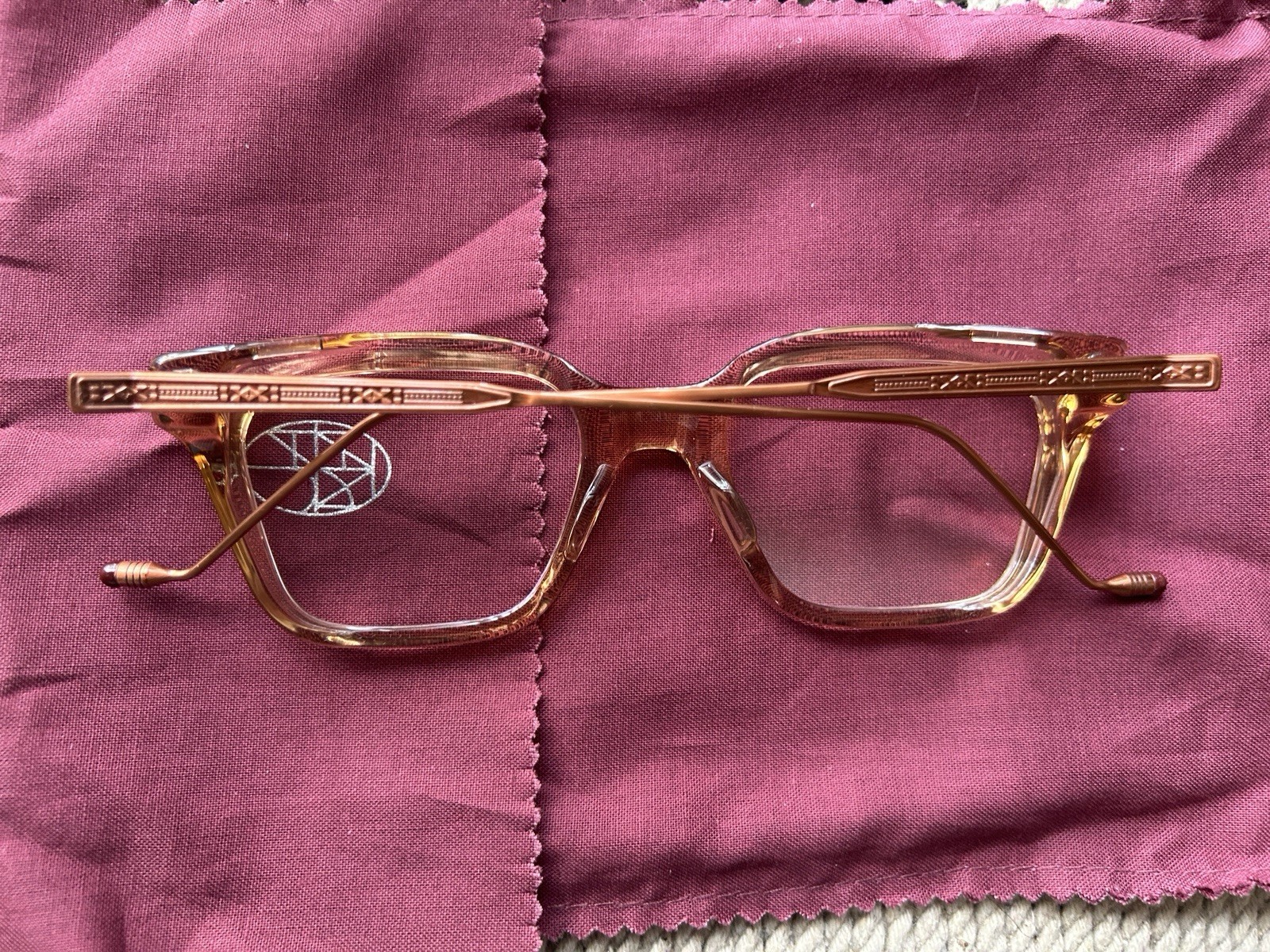 Jacques Marie Mage Clyfford Sand New Optical Frames With Demo Lenses #396/400