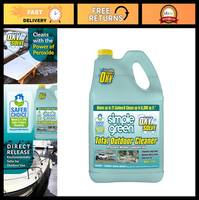 Oxy Solve Outdoor Pressure Washer Cleaner - 1 Gallon, Eco-Friendly, Heavy-Duty S
