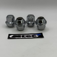 4x Ford Solid Wheel Nuts M12x1.5mm For OE Alloy Wheels (No cap) Fiesta, Kuga