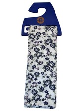 Nordstrom Pocket Square Floral White Purple Sage