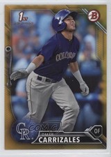 2016 Bowman Prospects Gold 45/50 Omar Carrizales #BP58 3q5